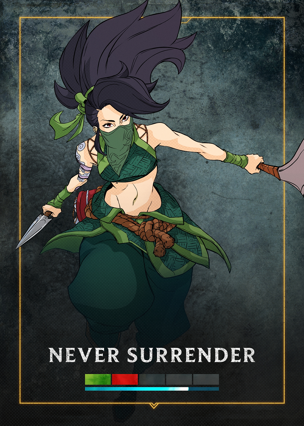 Never Surrender: постер из коллекции League of Legends
