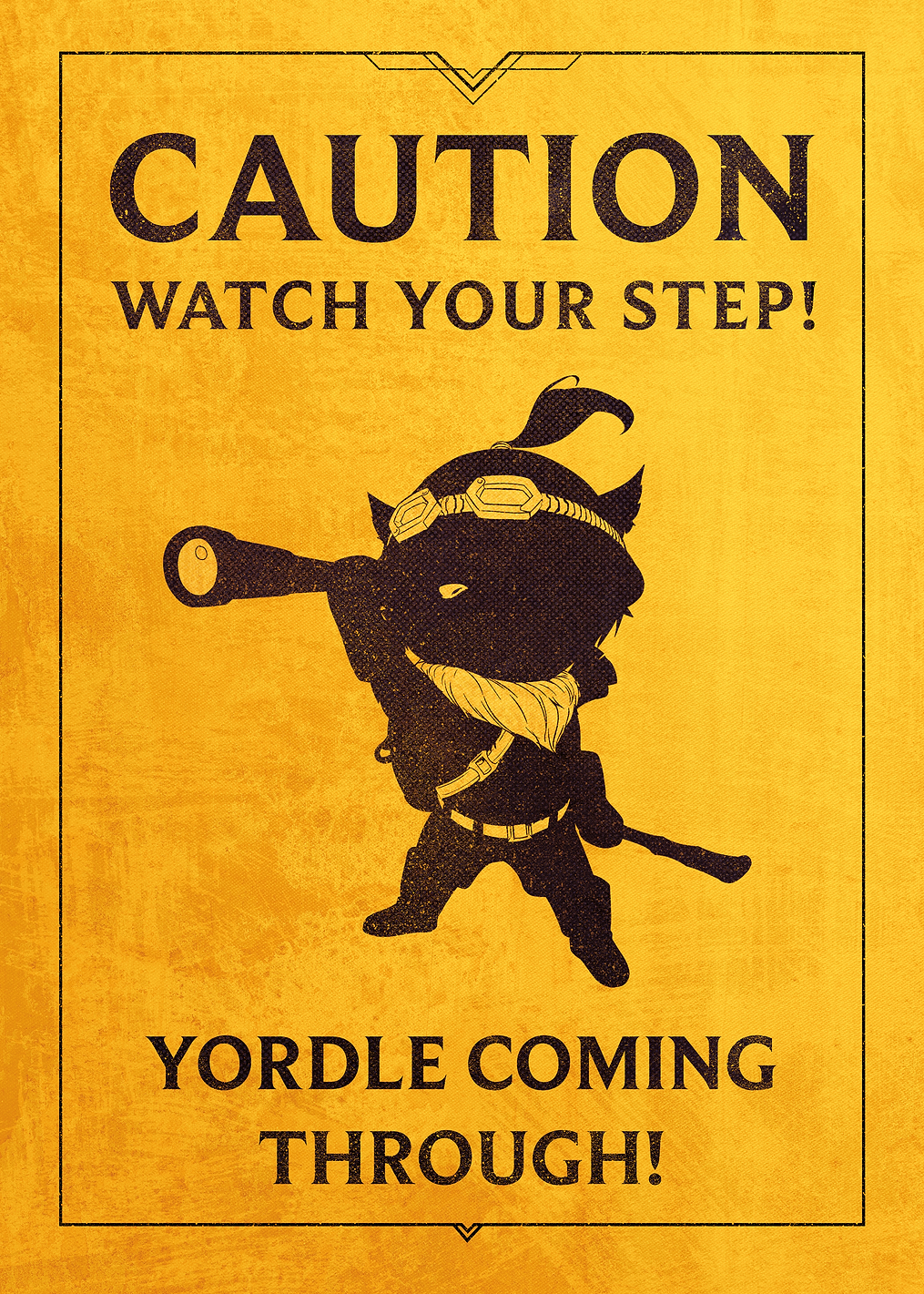 Caution Teemo: постер из коллекции League of Legends