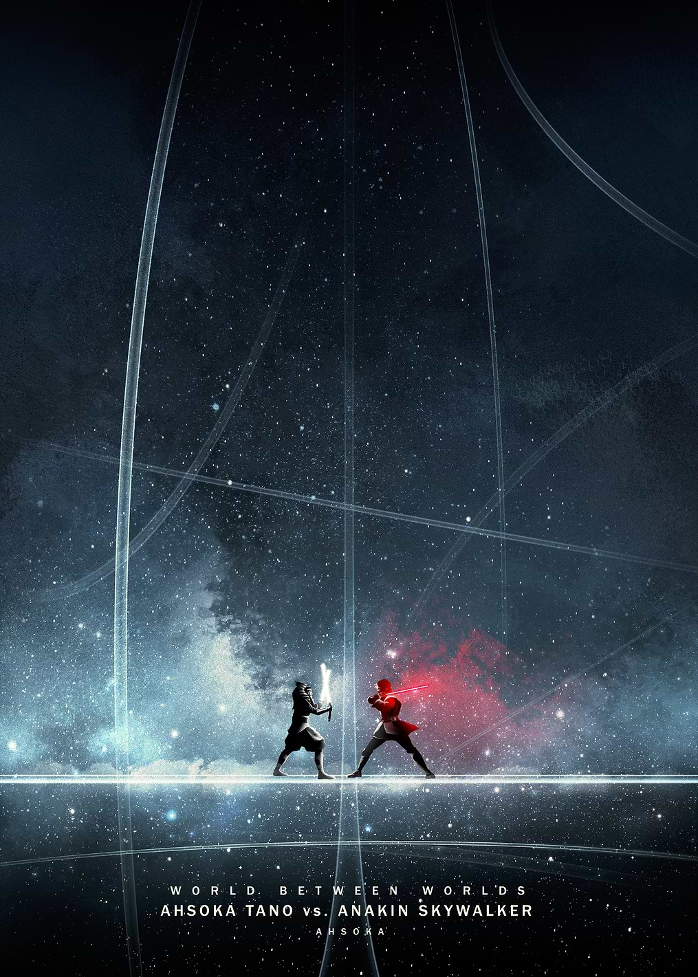 Ahsoka vs. Anakin: постер из коллекции Star Wars