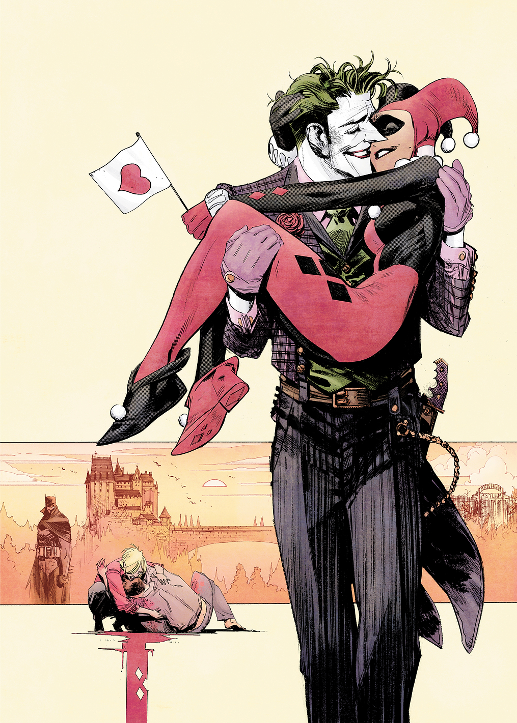Batman: White Knight 8 Var: постер из коллекции DC Comics