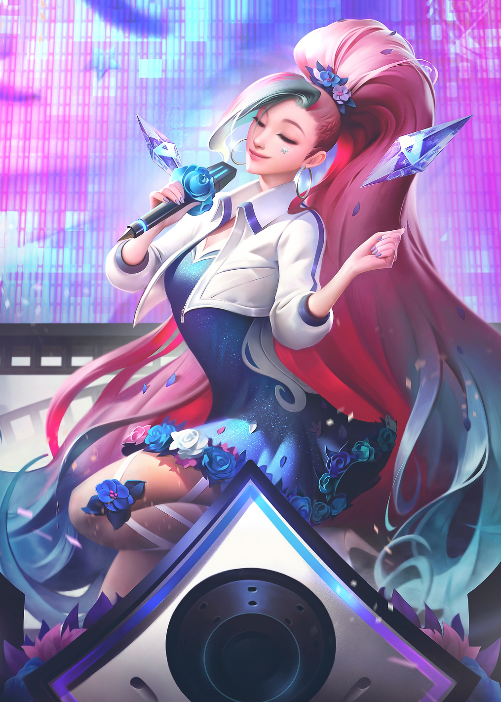 ALL OUT Seraphine 1 h: постер из коллекции League of Legends