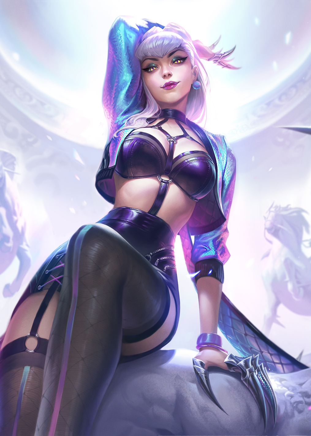 ALL OUT Evelynn horizontal: постер из коллекции League of Legends