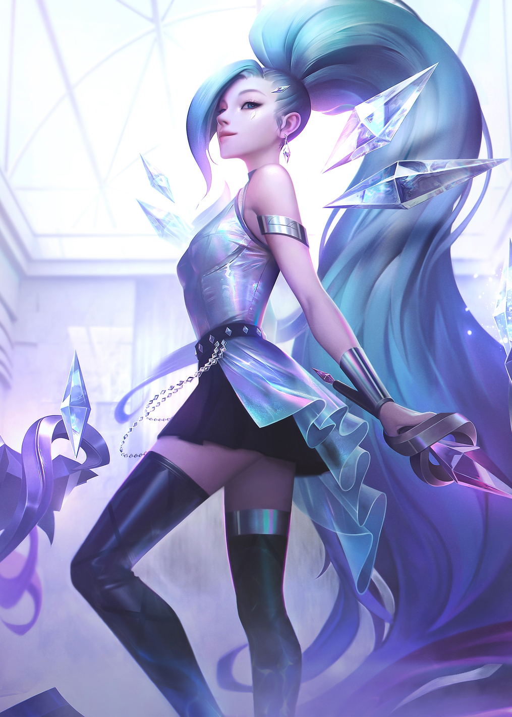 ALL OUT Seraphine 3 h: постер из коллекции League of Legends