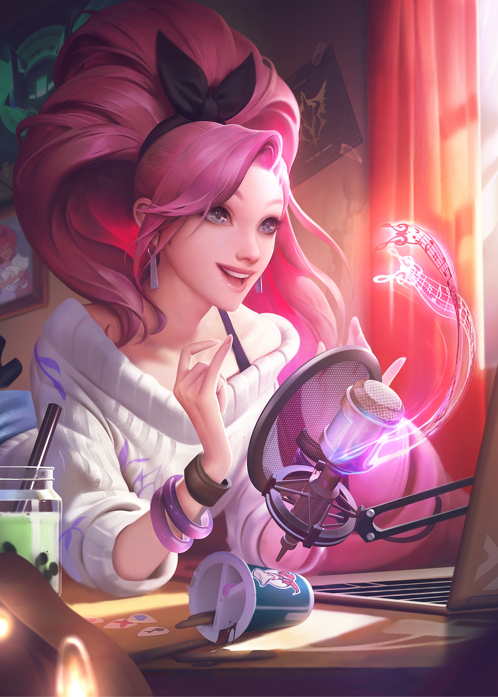 ALL OUT Seraphine 2 v: постер из коллекции League of Legends
