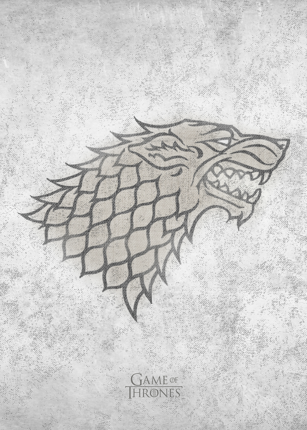 Stark Faded Sigil: постер из коллекции Game of Thrones