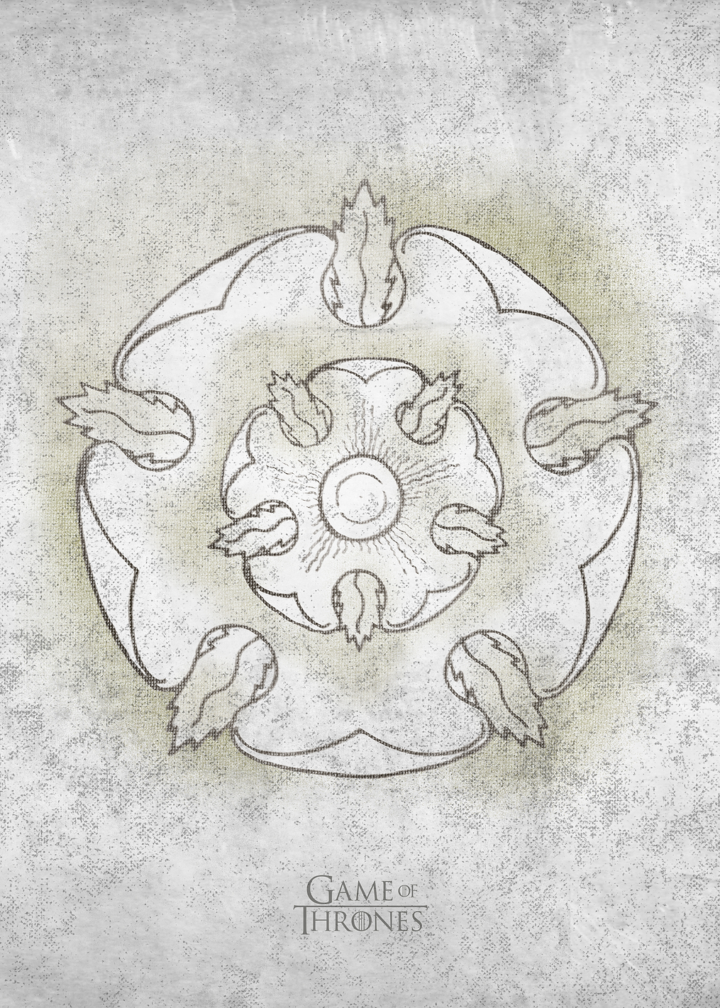 Tyrell Faded Sigil: постер из коллекции Game of Thrones