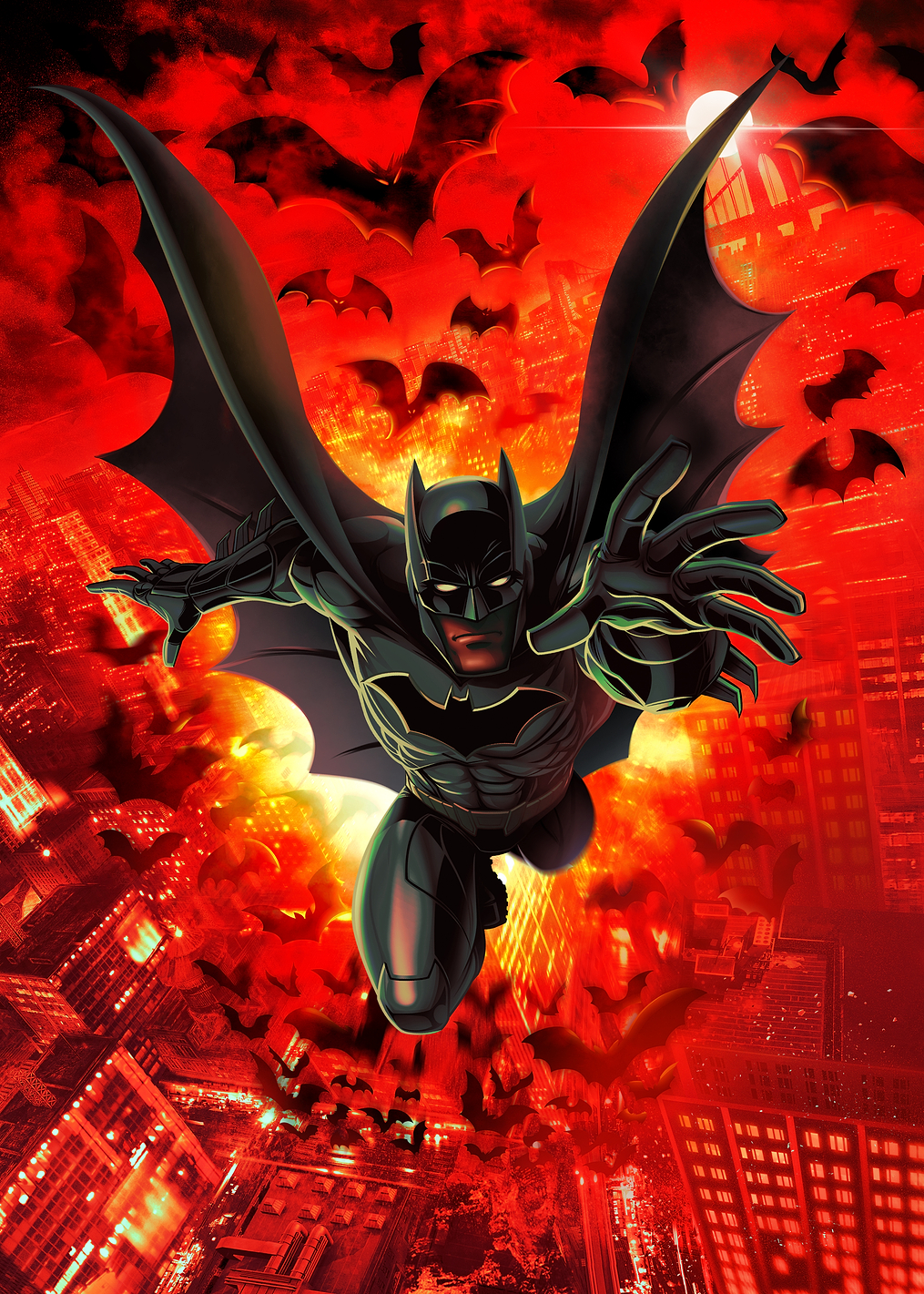 Gotham on Fire: постер из коллекции DC Comics