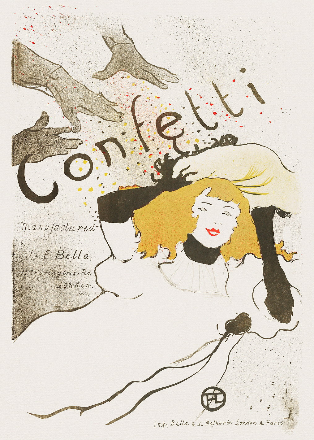 Confetti: постер из коллекции Pictufy Vintage Art