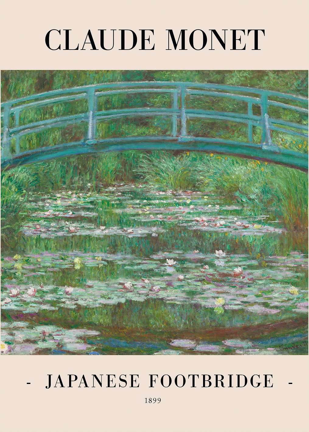 Japanese Footbridge 1899: постер из коллекции Pictufy Vintage Art