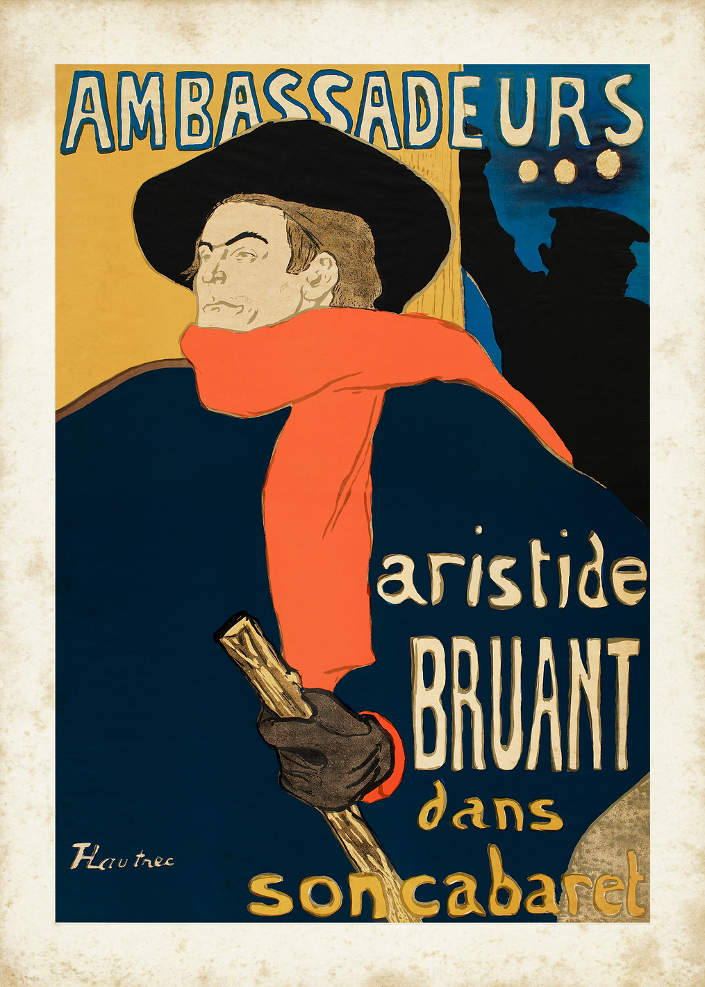Aristide Bruant: постер из коллекции Pictufy Vintage Art