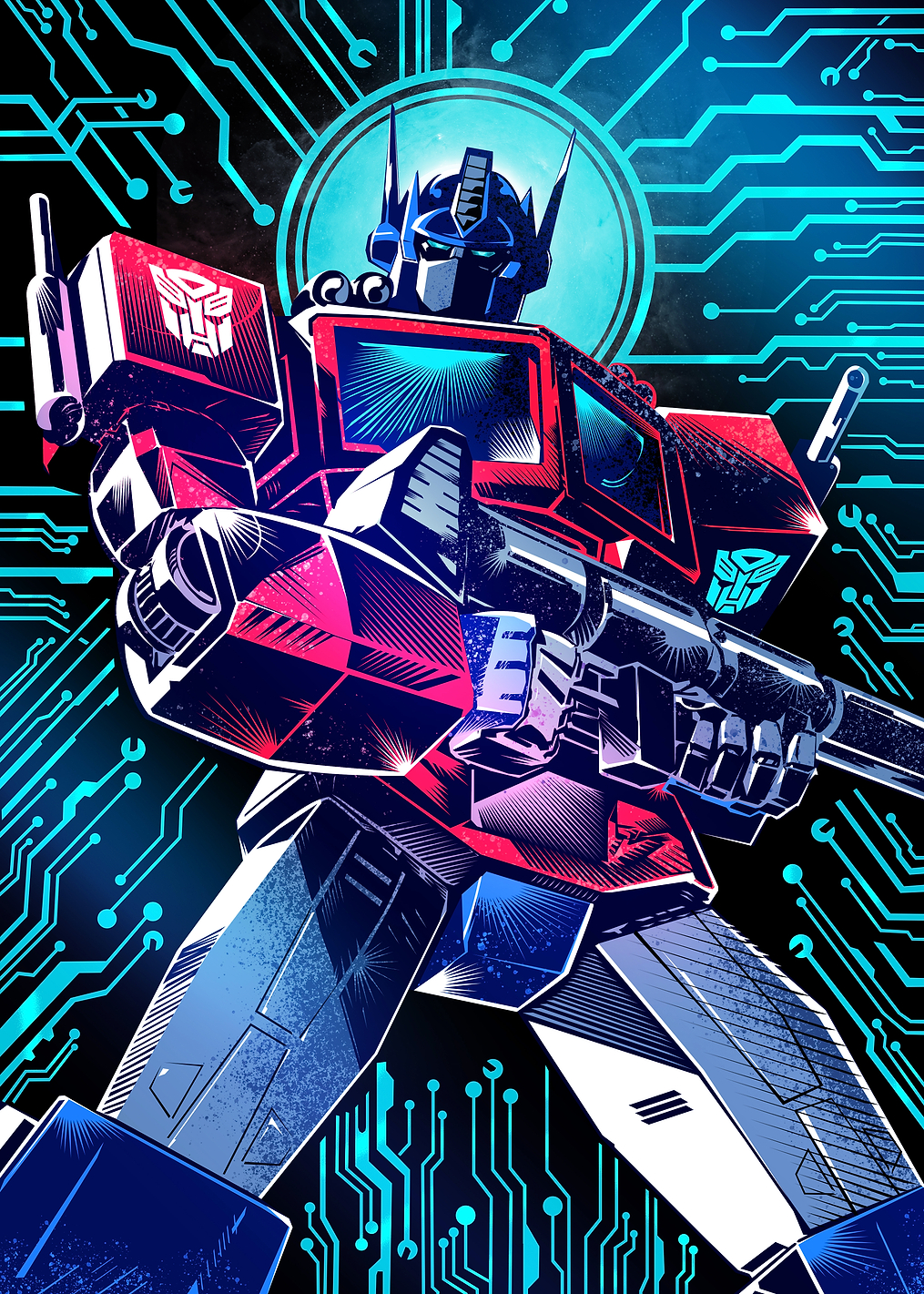 Optimus Prime Circuit: постер из коллекции Transformers