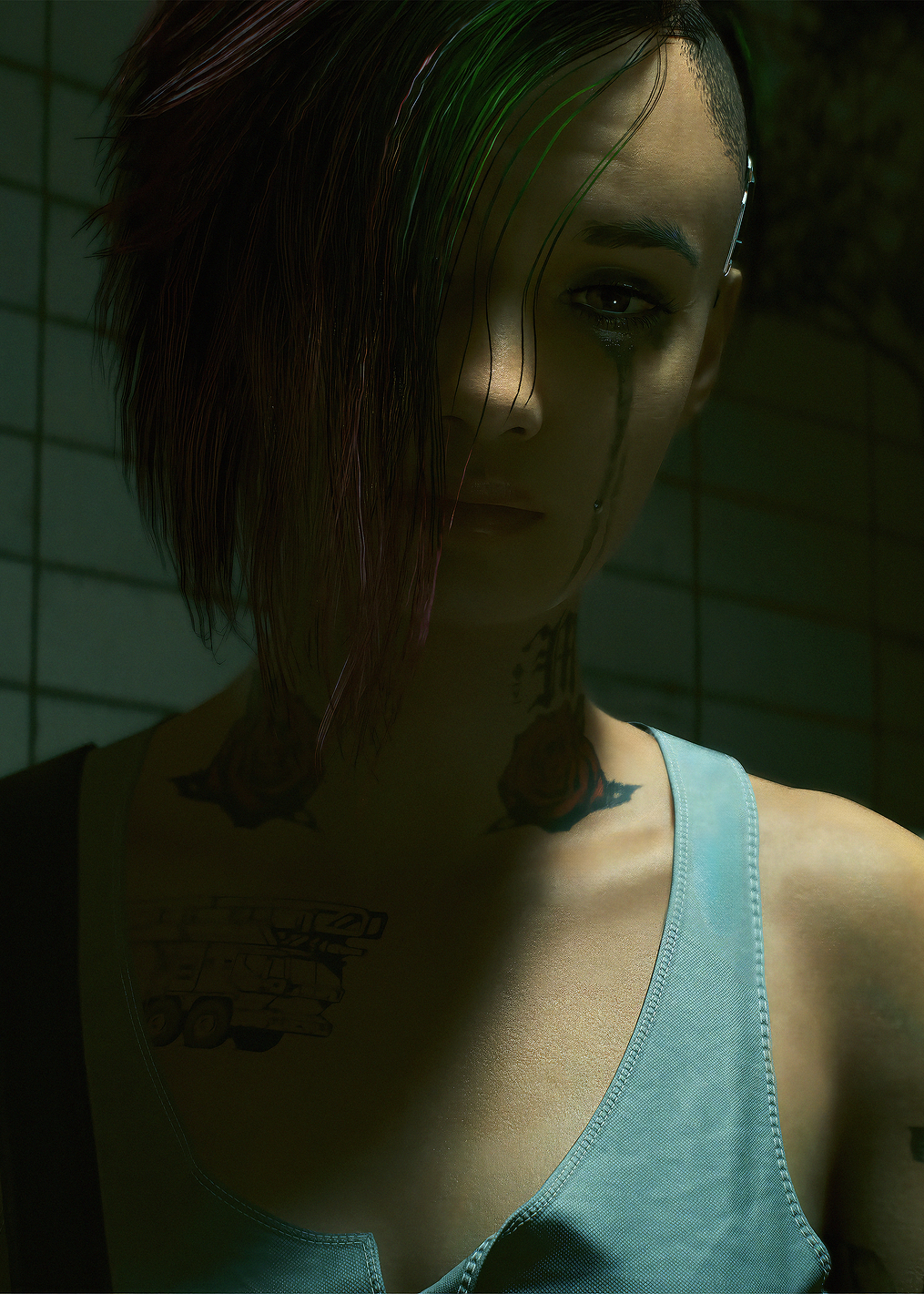 Crying Judy: постер из коллекции Cyberpunk 2077