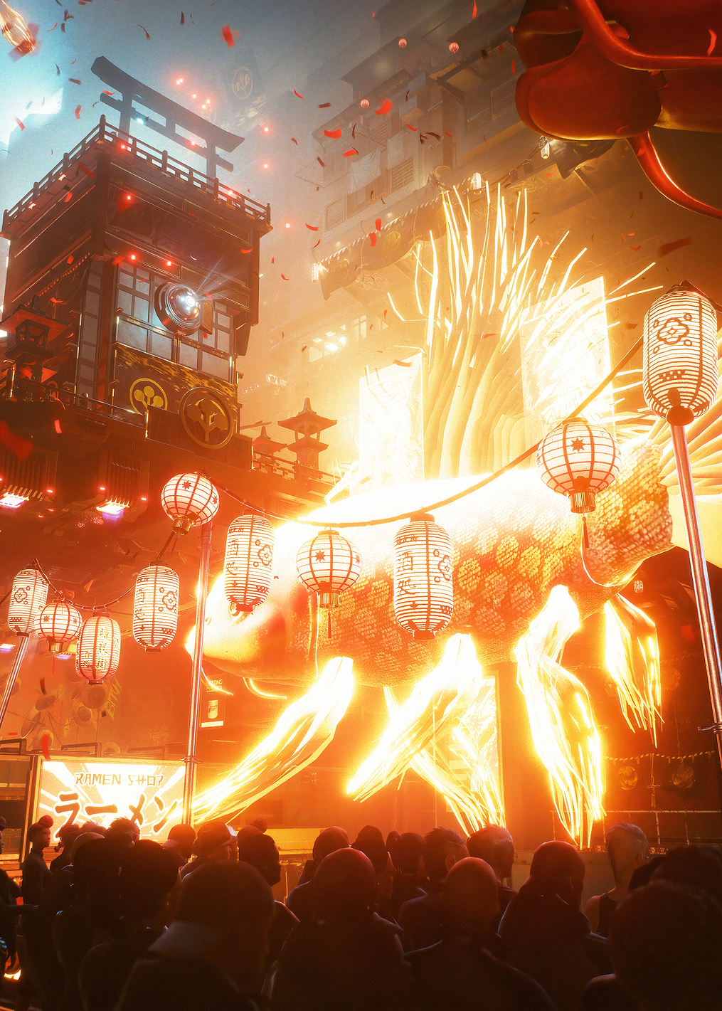 The Festival: постер из коллекции Cyberpunk 2077