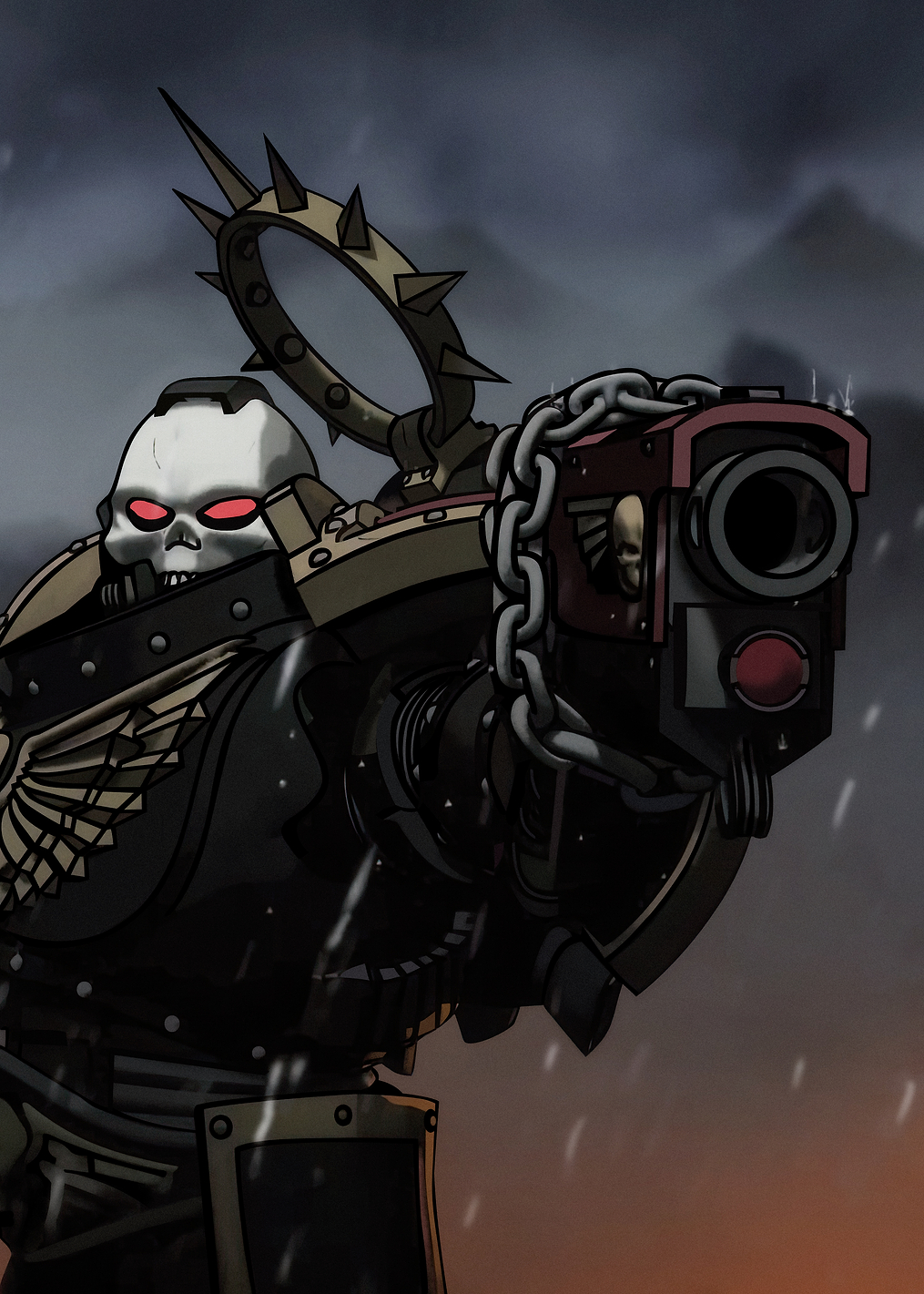 Hammer and Bolter Chaplain: постер из коллекции Warhammer