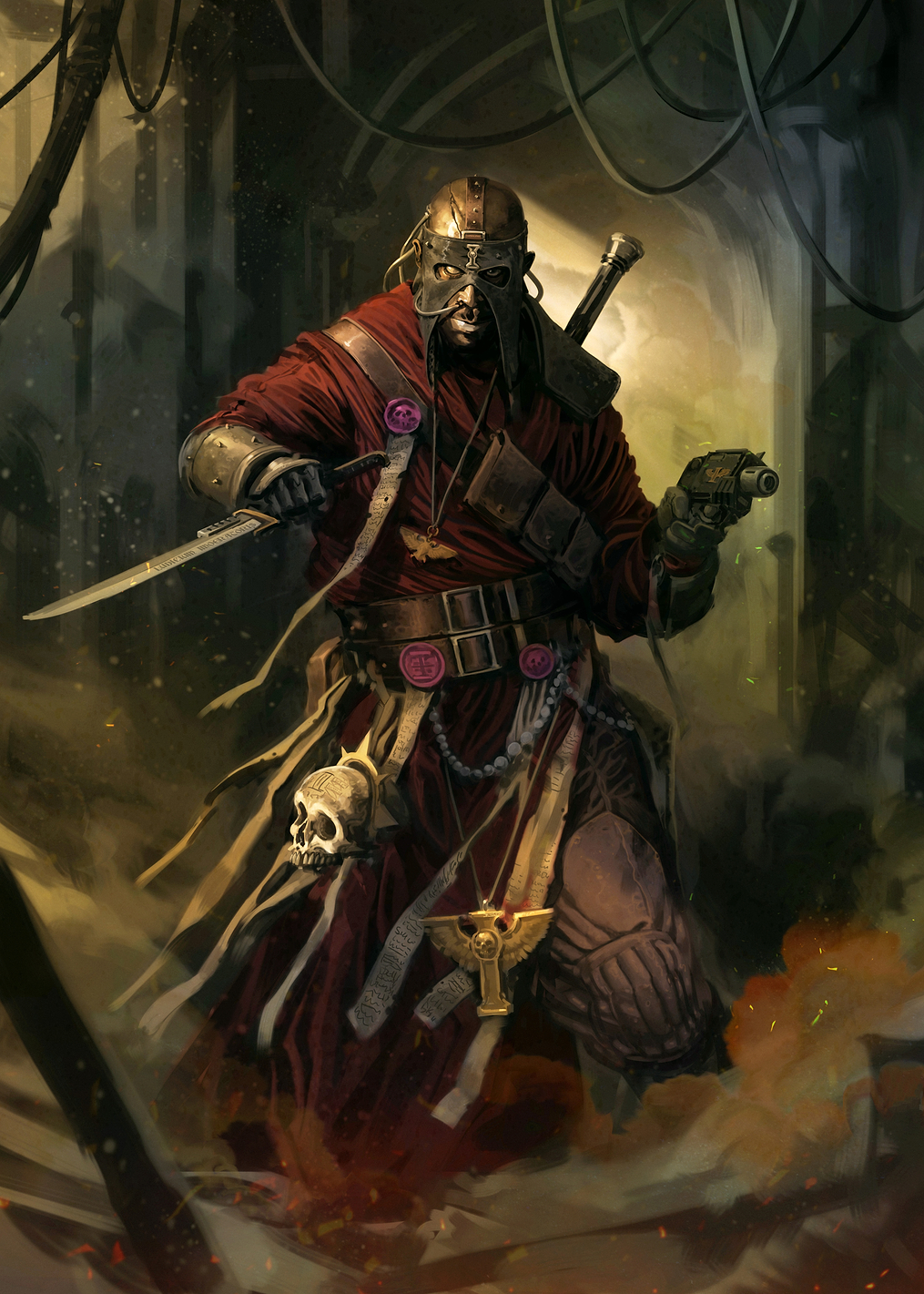 Darktide Zealot Art: постер из коллекции Warhammer
