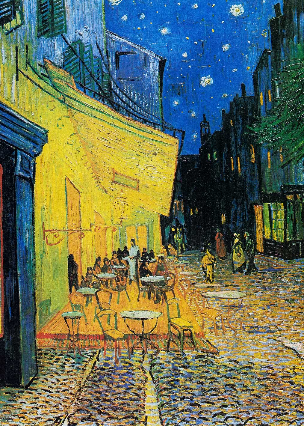 Cafe Terrace At Night: постер из коллекции Pictufy Vintage Art
