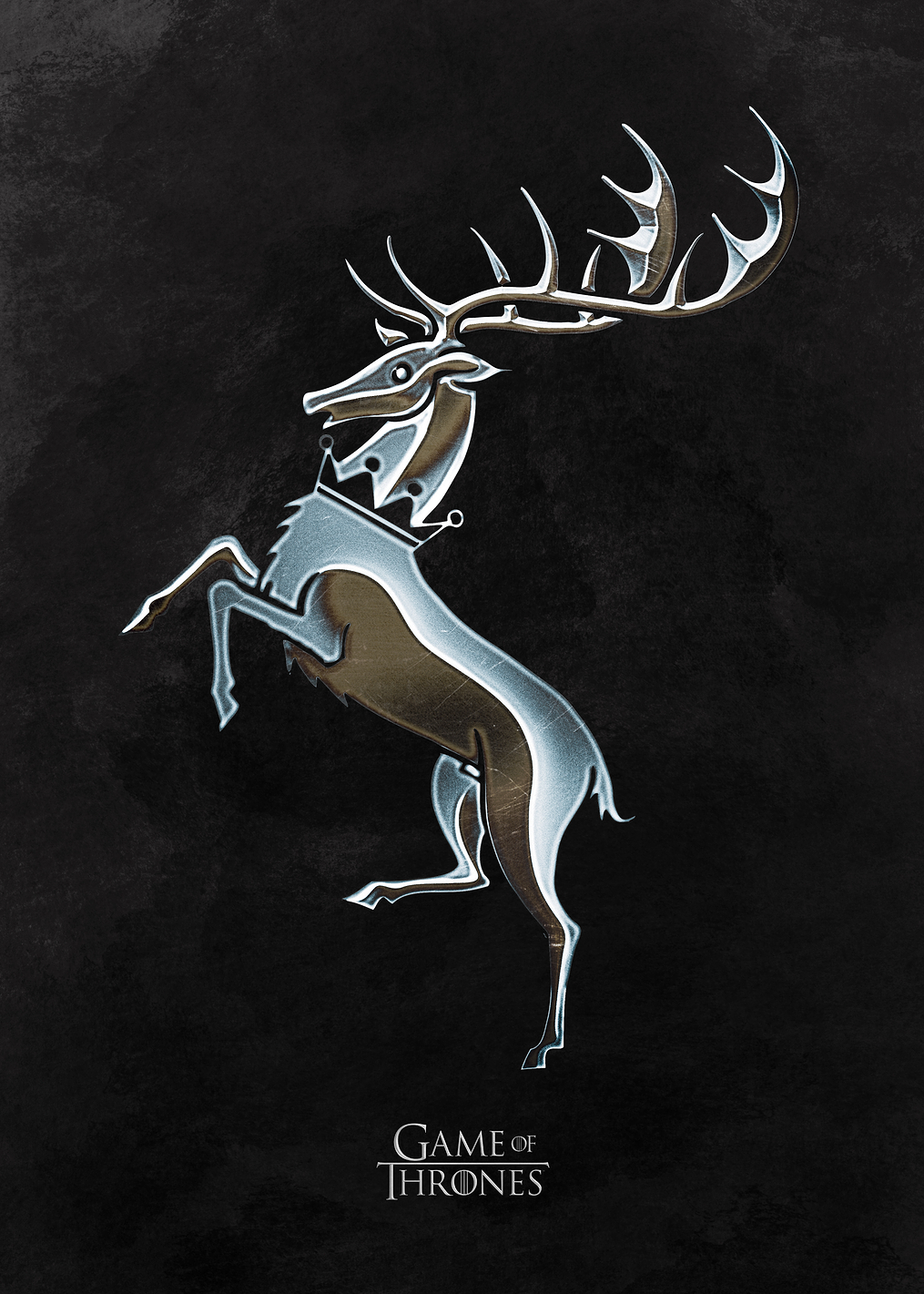 Baratheon Metallic Sigil: постер из коллекции Game of Thrones