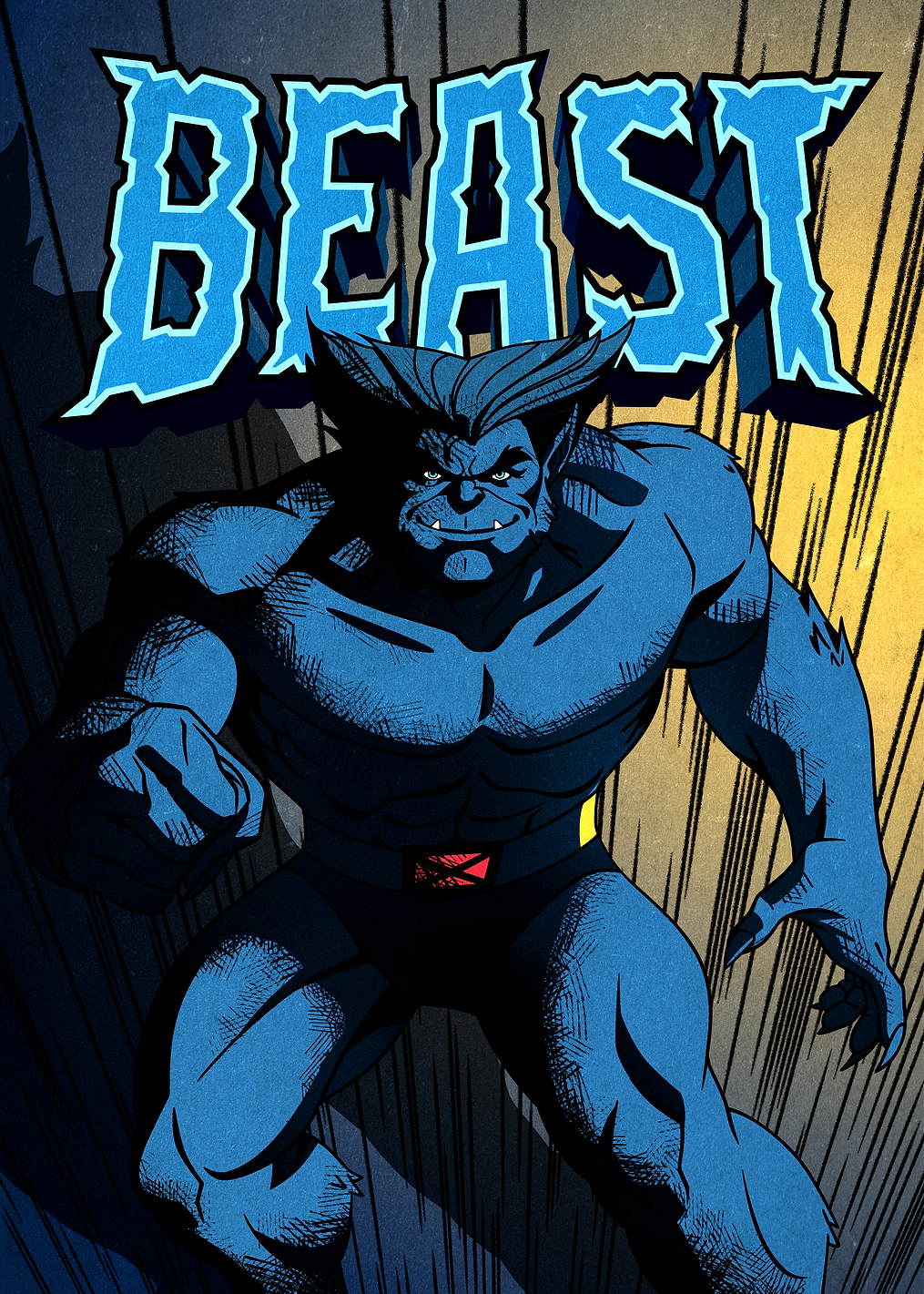 Beast X-Men ’97 Cover: постер из коллекции Marvel
