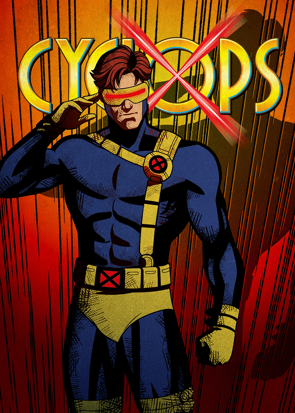 Cyclops X-Men '97 Cover: постер из коллекции Marvel
