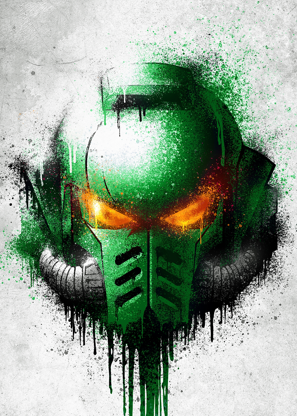 Salamanders Graffiti: постер из коллекции Warhammer