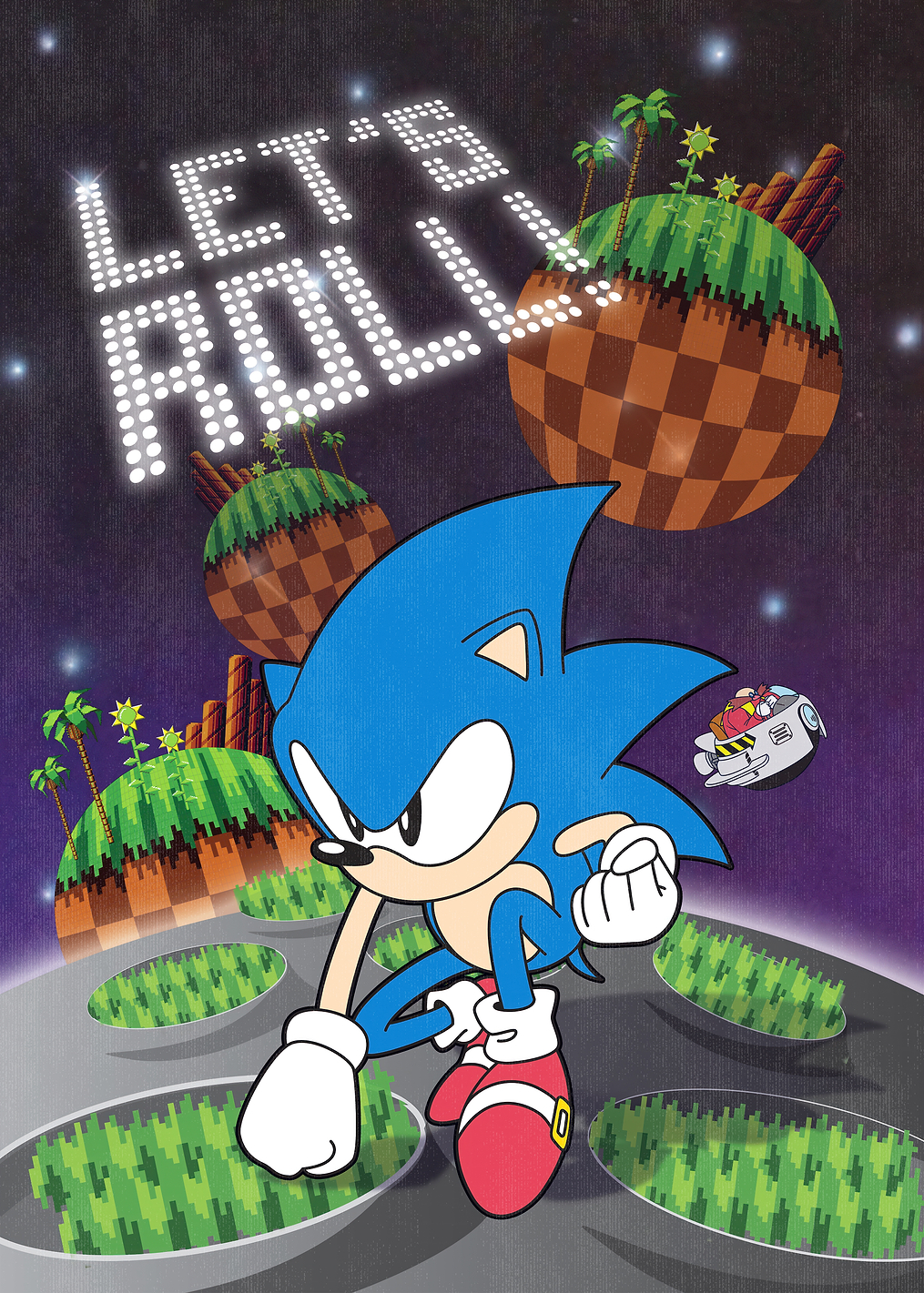 Let's Roll!: постер из коллекции Sonic the Hedgehog
