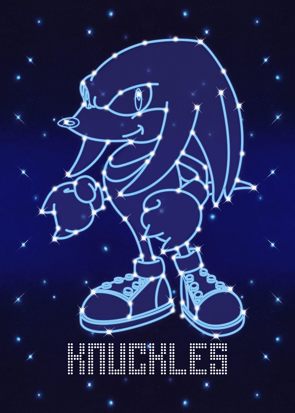 Knuckles: постер из коллекции Sonic the Hedgehog