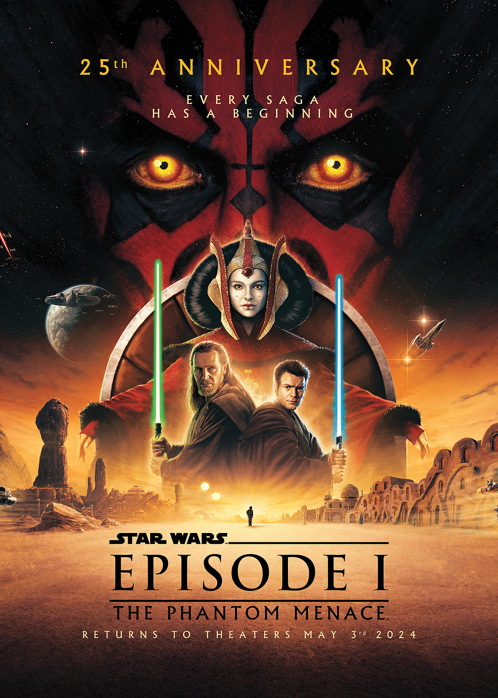 Episode I TPM 25th style C: постер из коллекции Star Wars