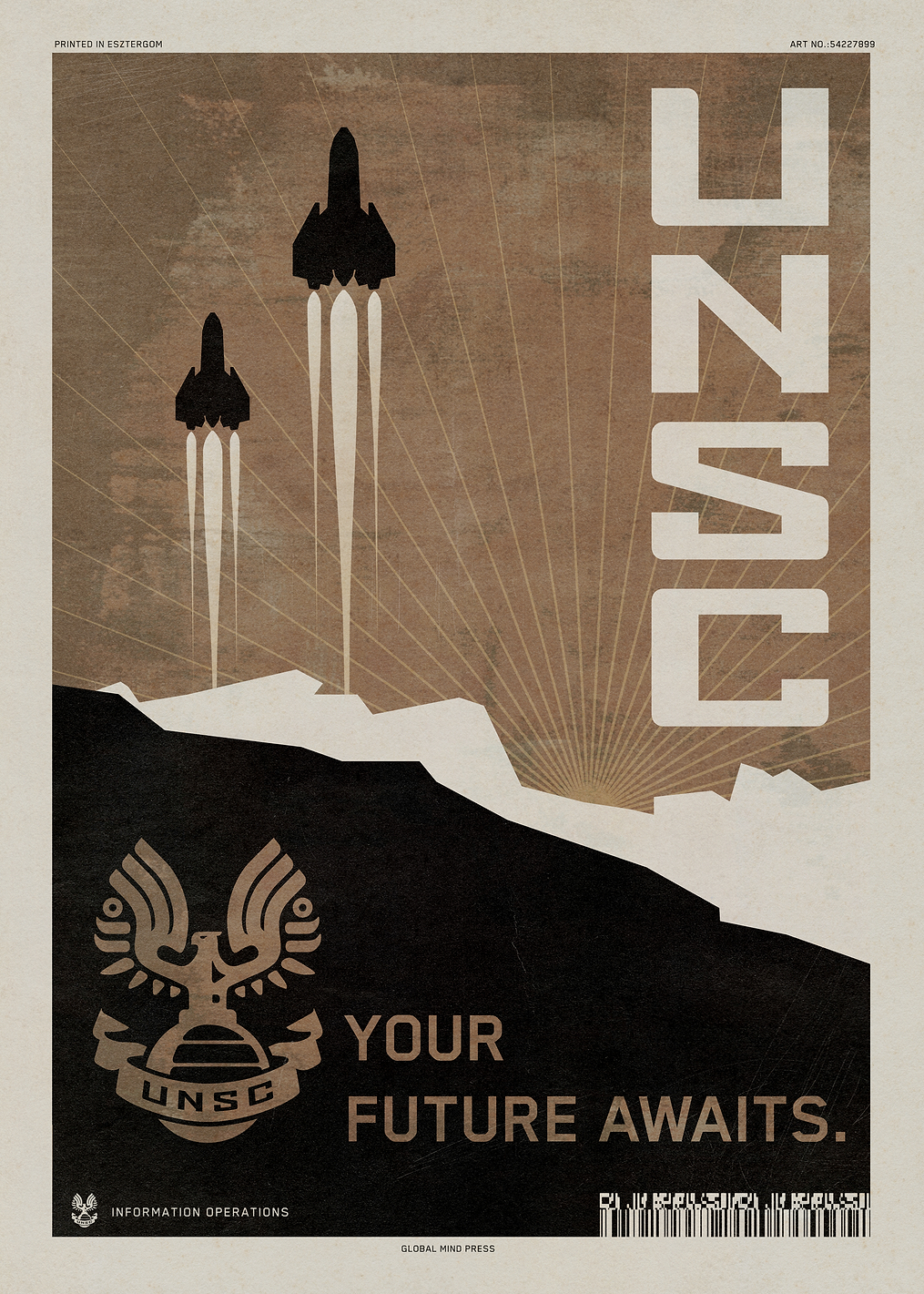 Your Future Awaits v2: постер из коллекции HALO Game