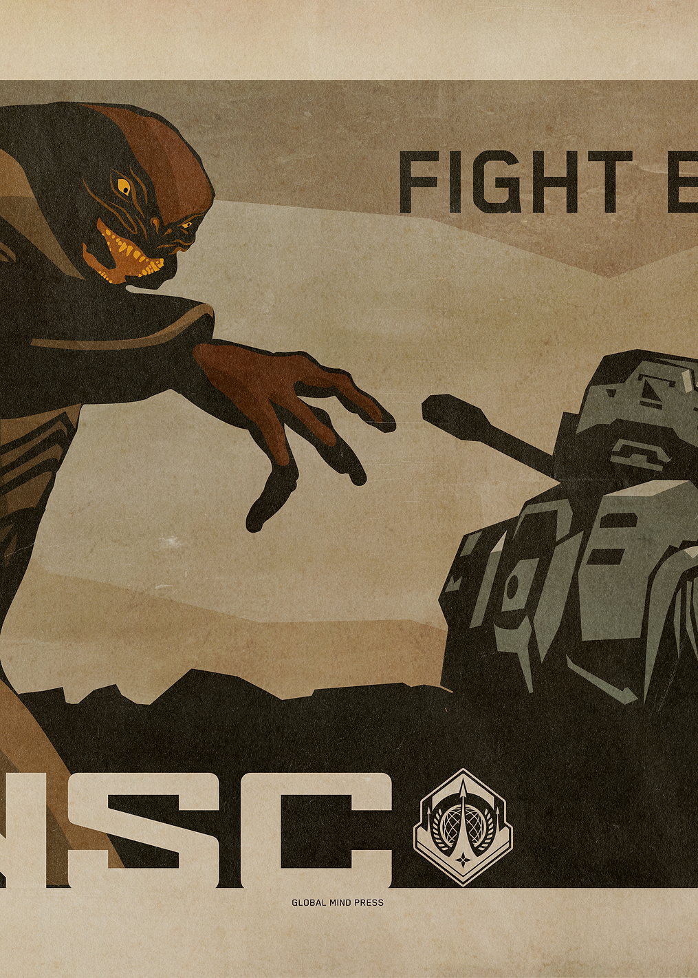 Fight Back: постер из коллекции HALO Game