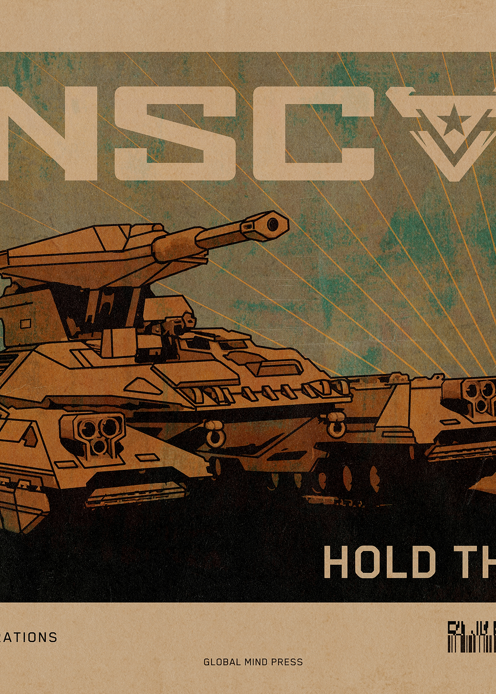 Hold The Line: постер из коллекции HALO Game