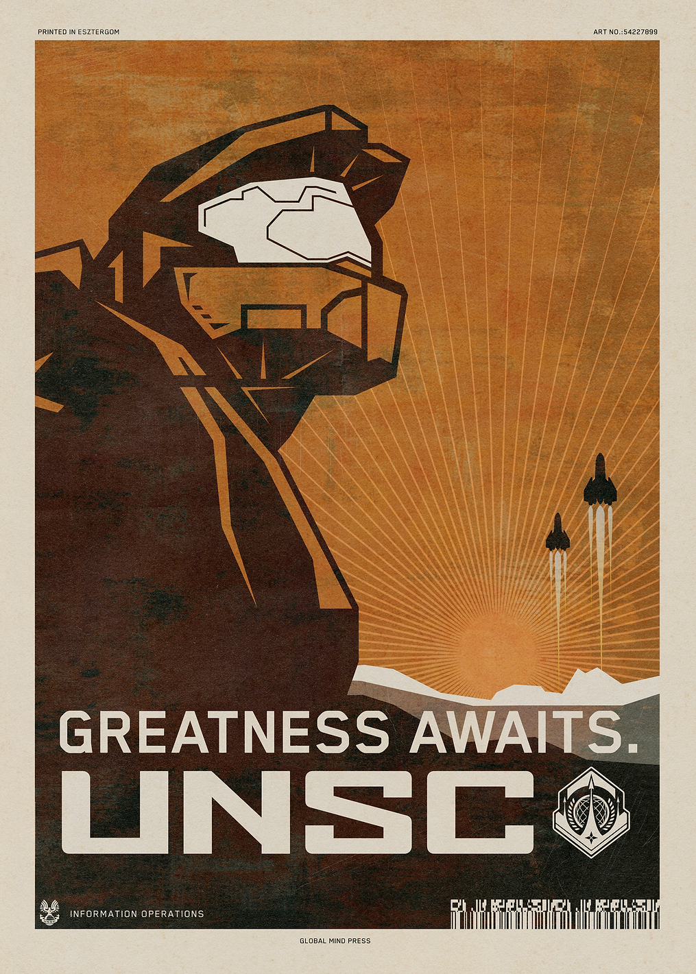 Greatness Awaits: постер из коллекции HALO Game