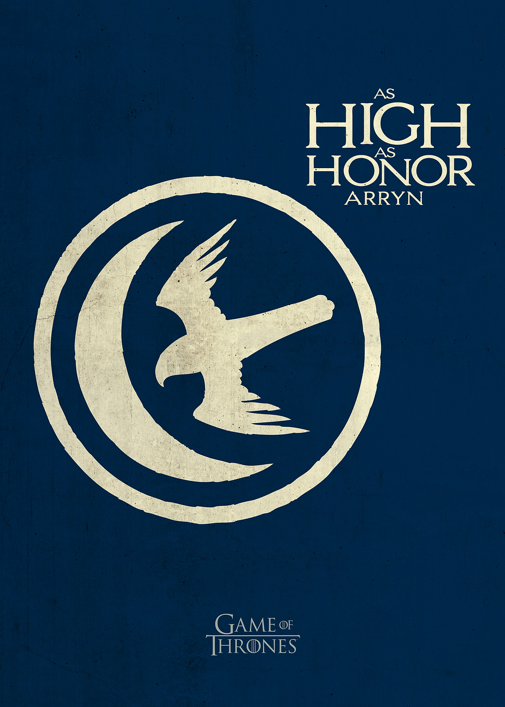 House Arryn Slogan: постер из коллекции Game of Thrones
