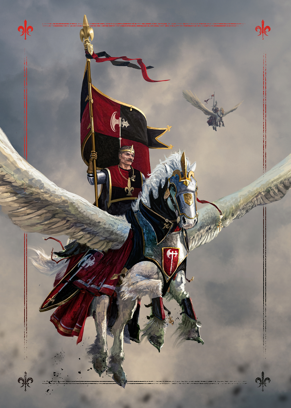 Bretonnia Standard Bearer: постер из коллекции Warhammer