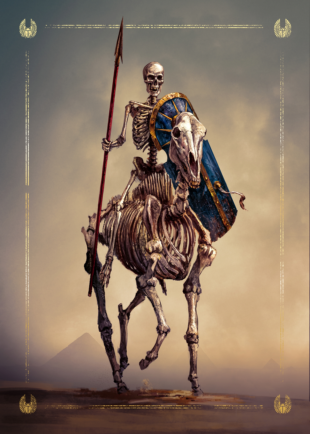 Tomb King Skeleton Horsman: постер из коллекции Warhammer