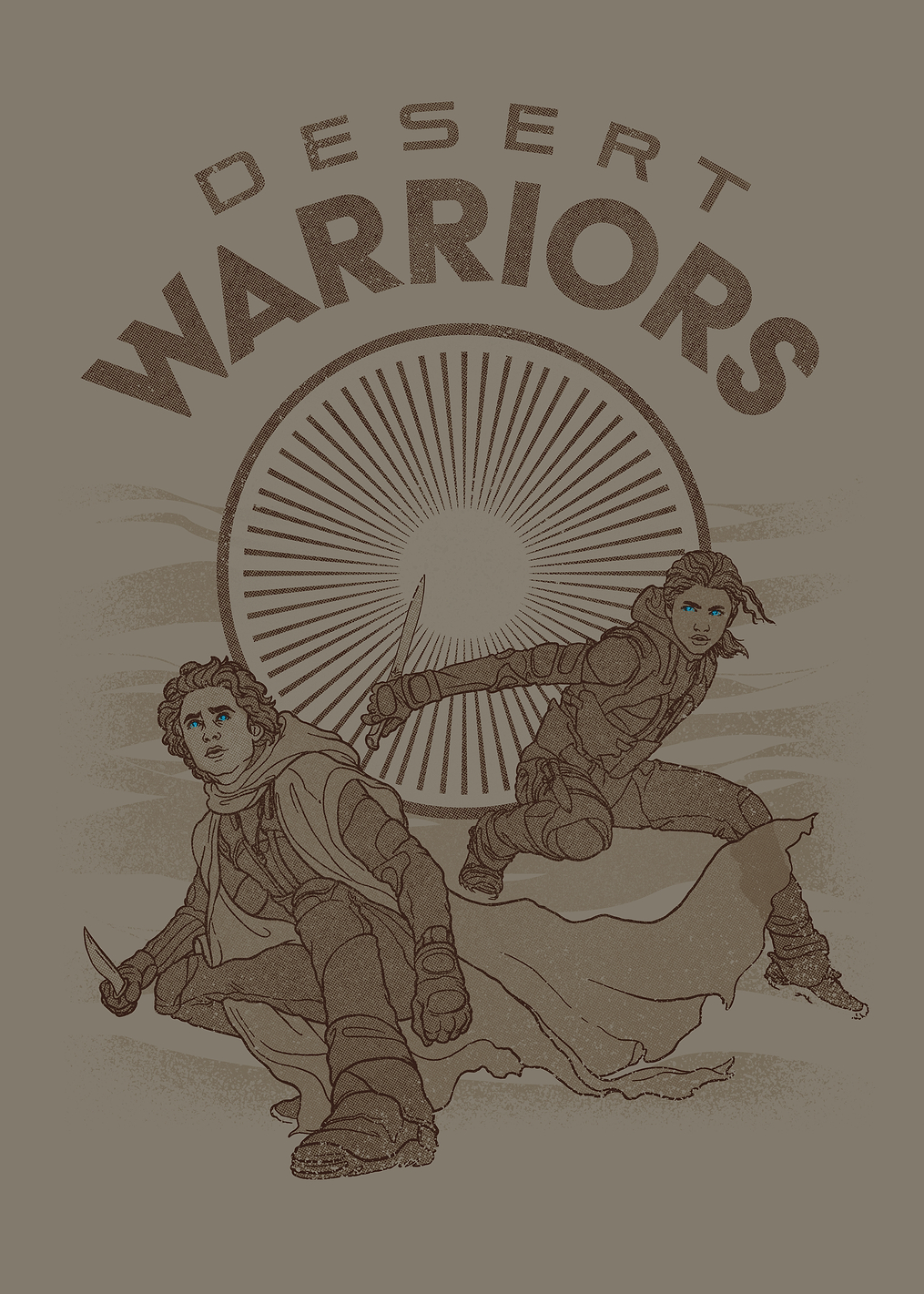 Desert Warriors Beige: постер из коллекции Dune