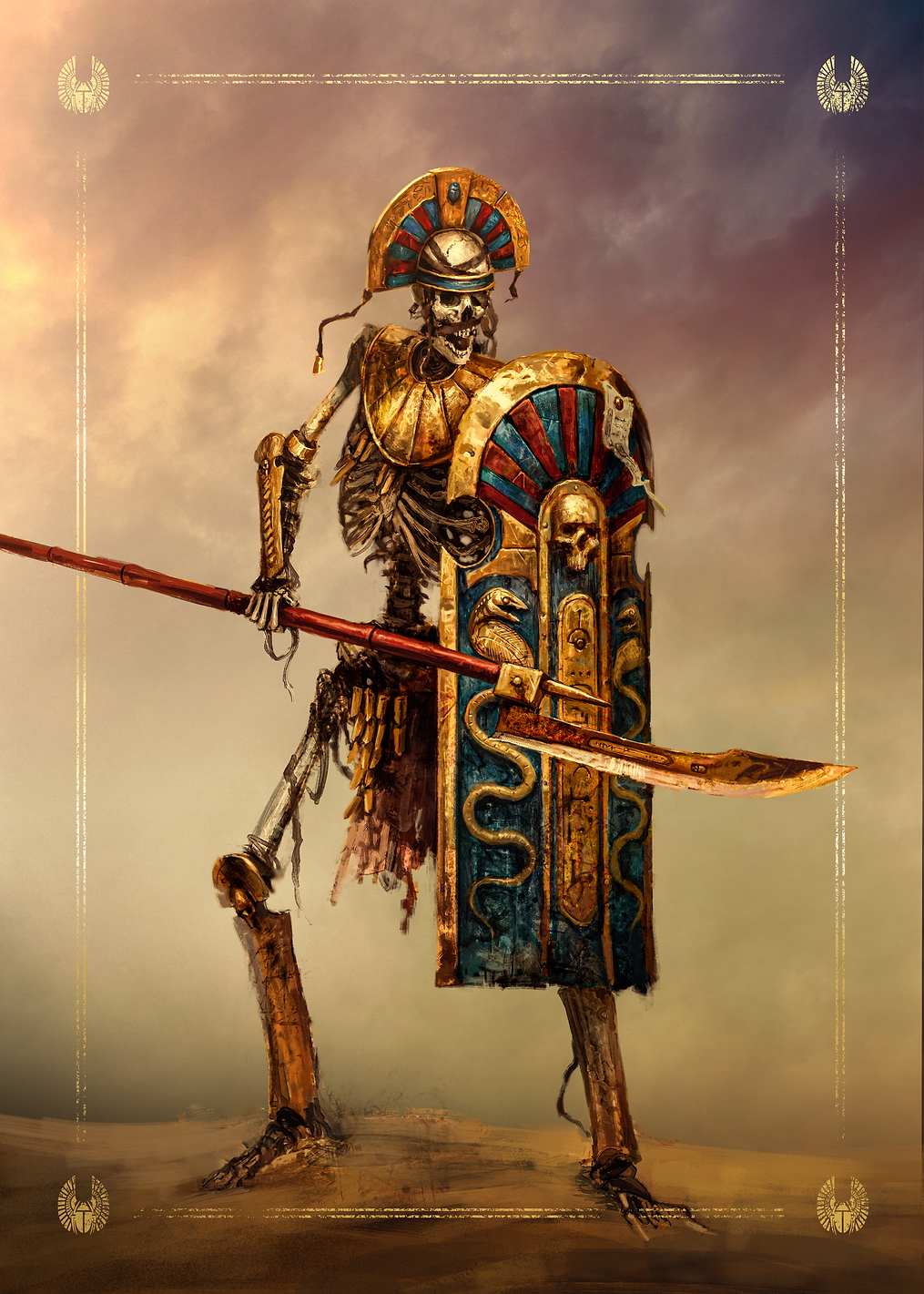 Tomb King Tomb Guard 1: постер из коллекции Warhammer