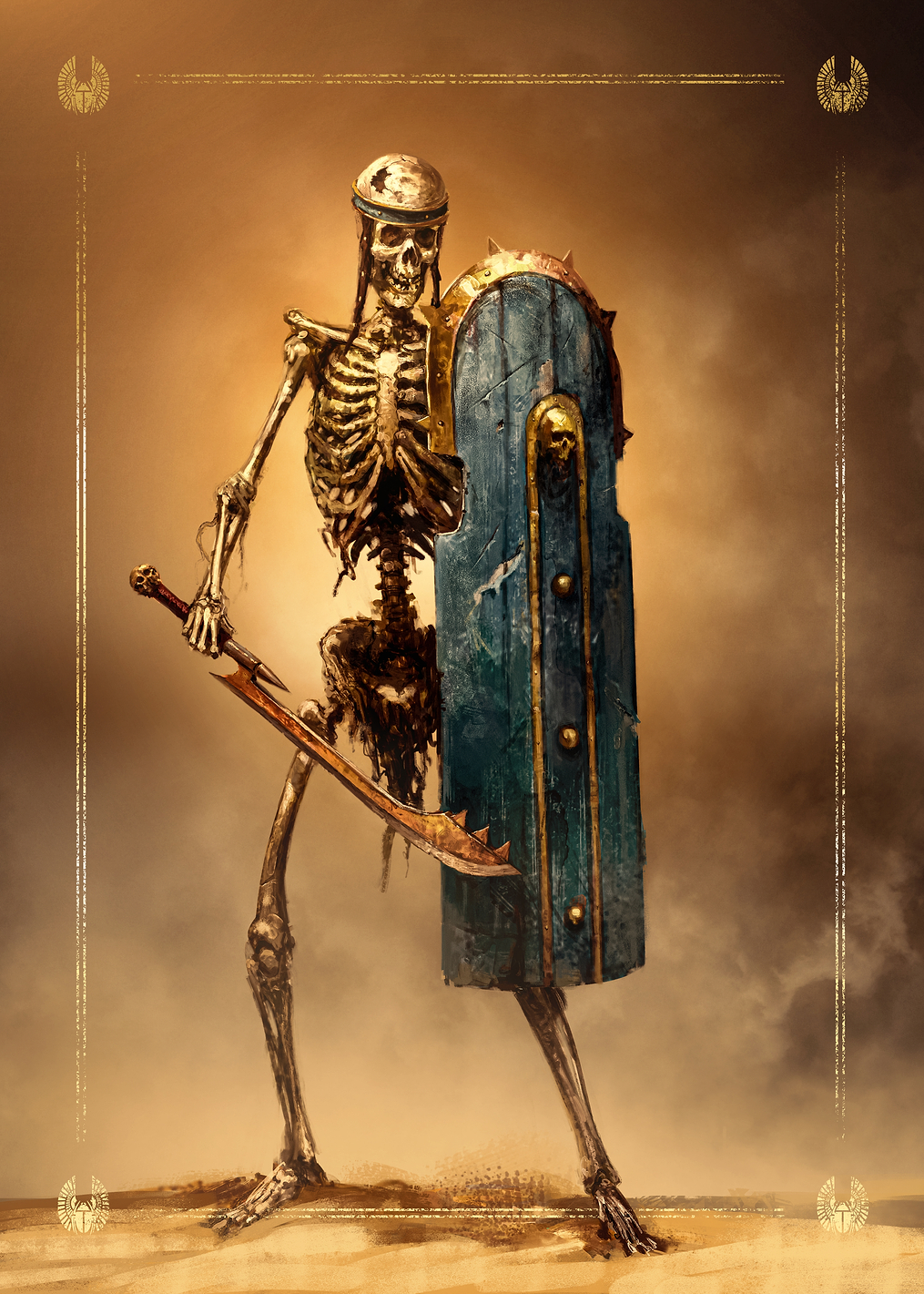 Tomb King Skeleton Warrior: постер из коллекции Warhammer