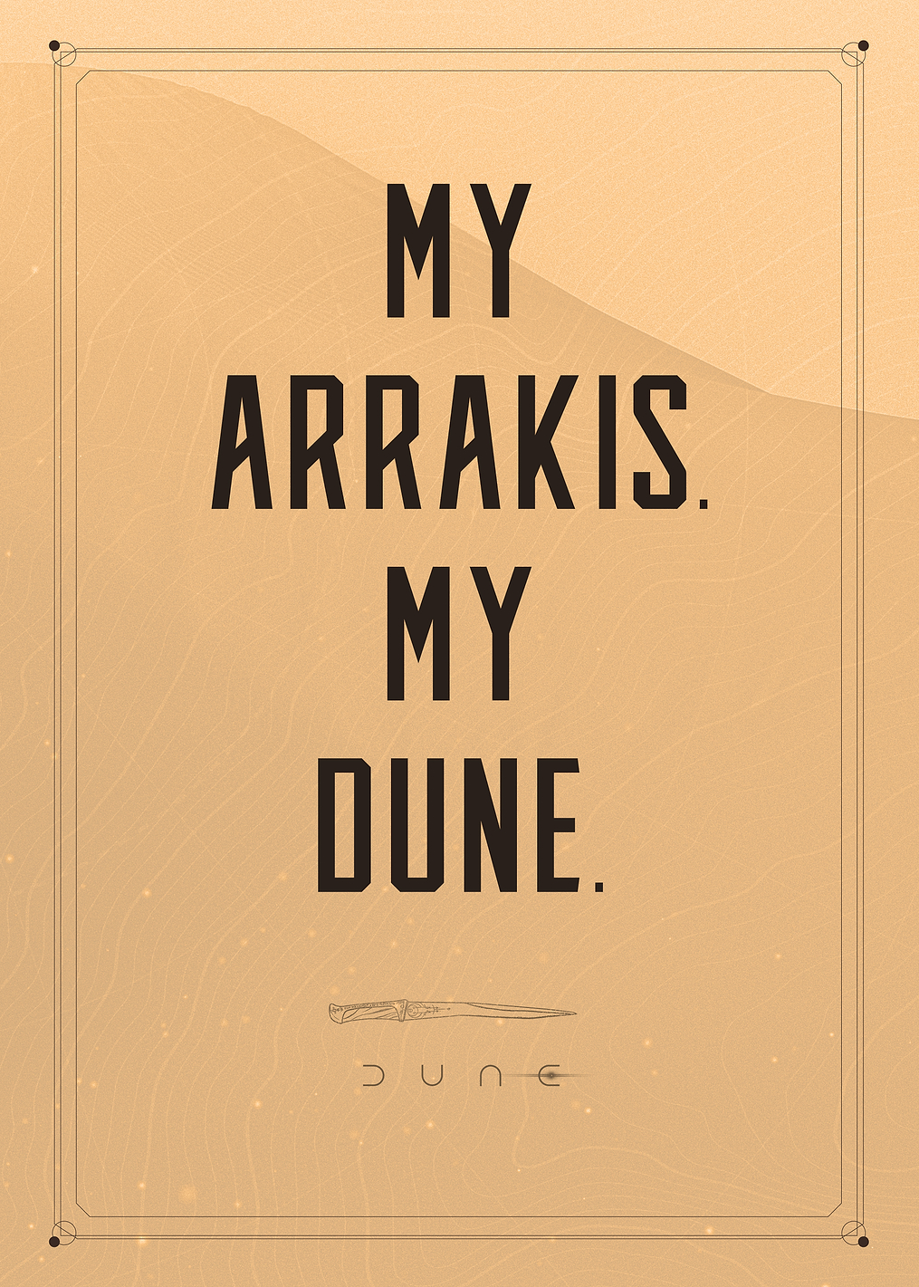 My Arrakis: постер из коллекции Dune