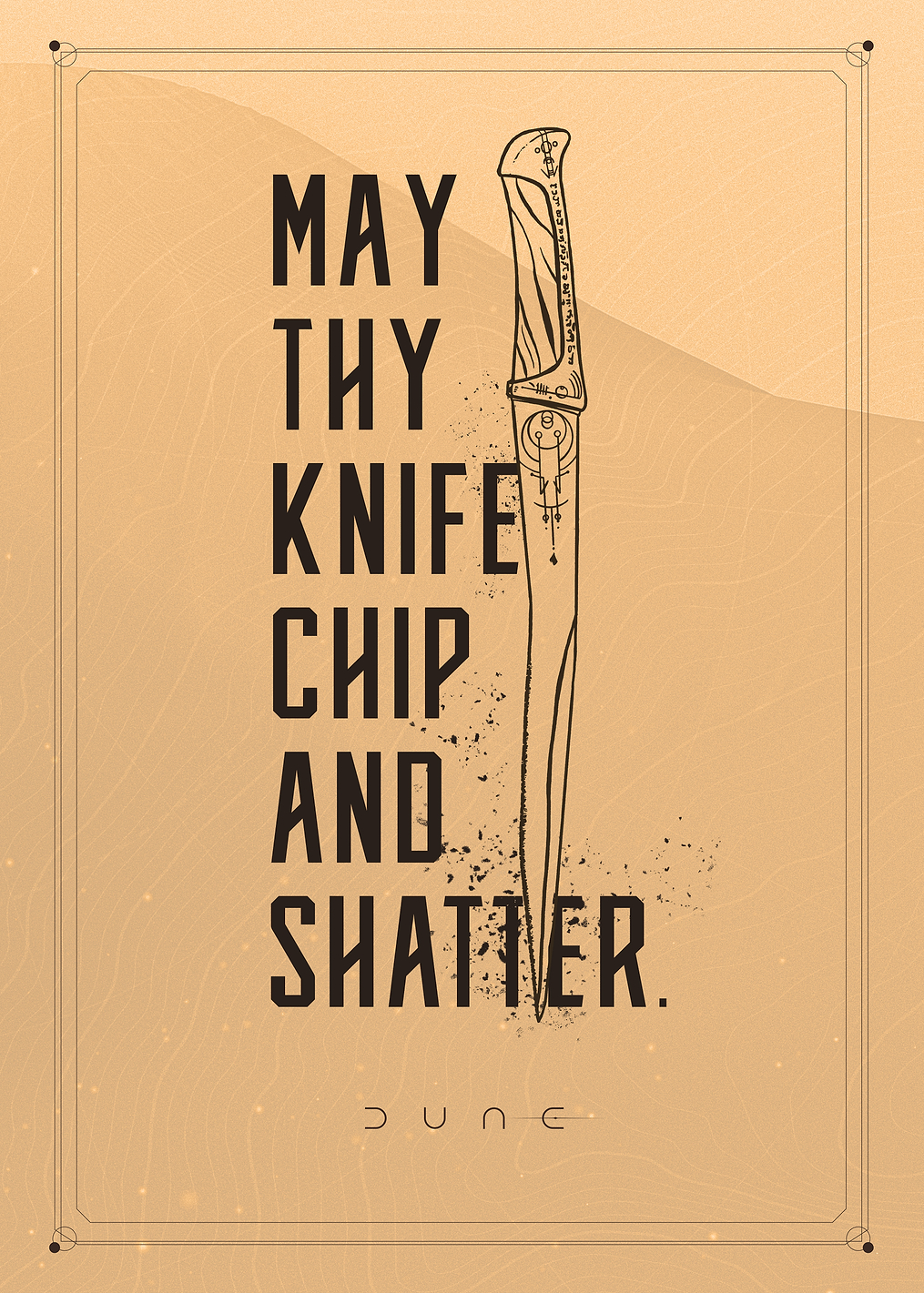 Chip and Shatter: постер из коллекции Dune