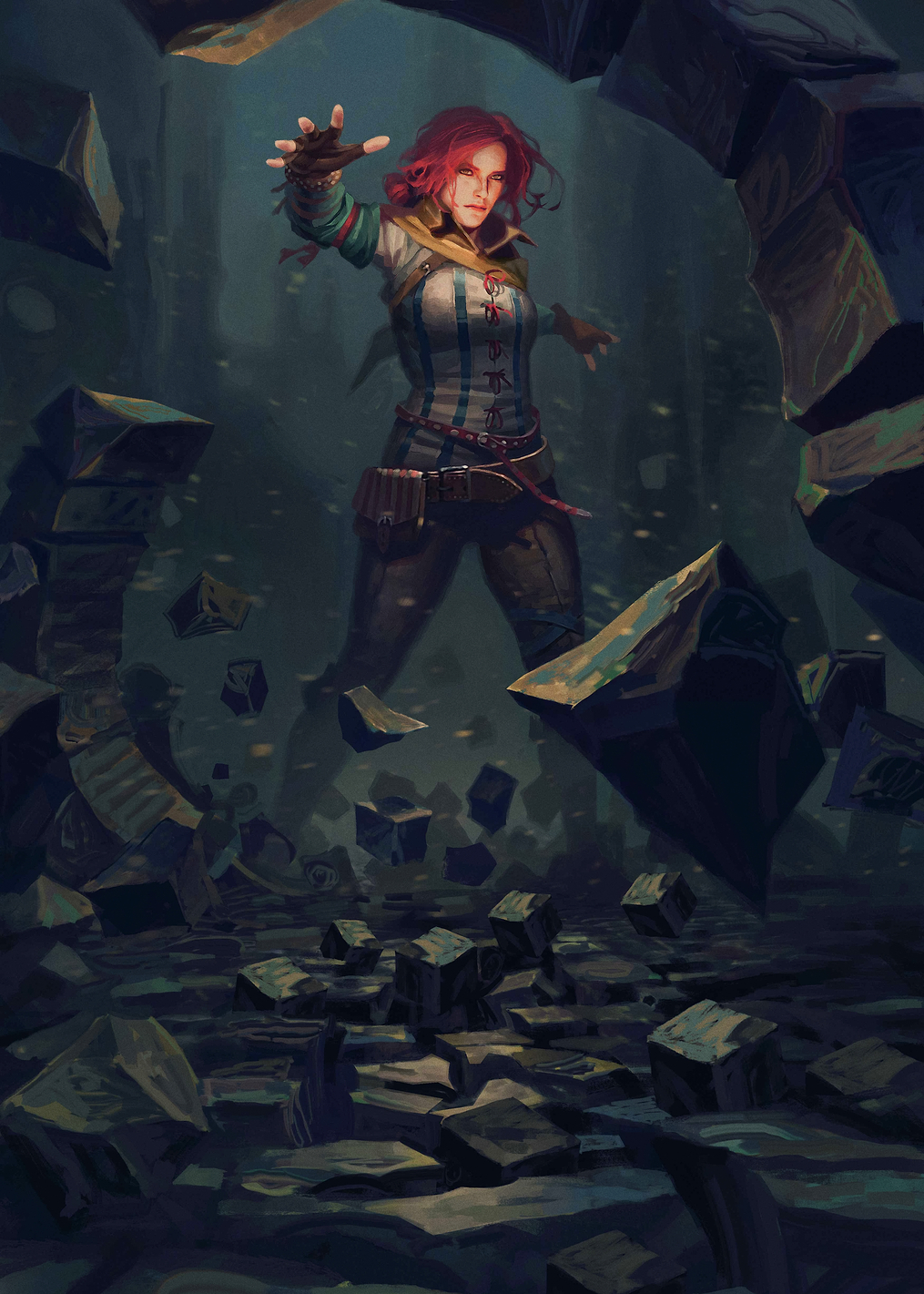 Triss: постер из коллекции Gwent