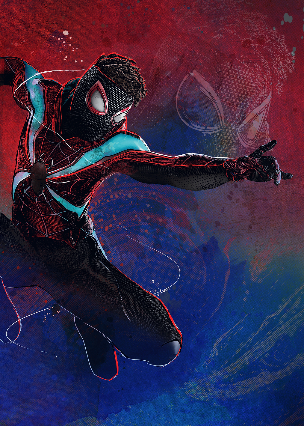 Web-Slinging Miles Morales in Action: постер из коллекции Marvel
