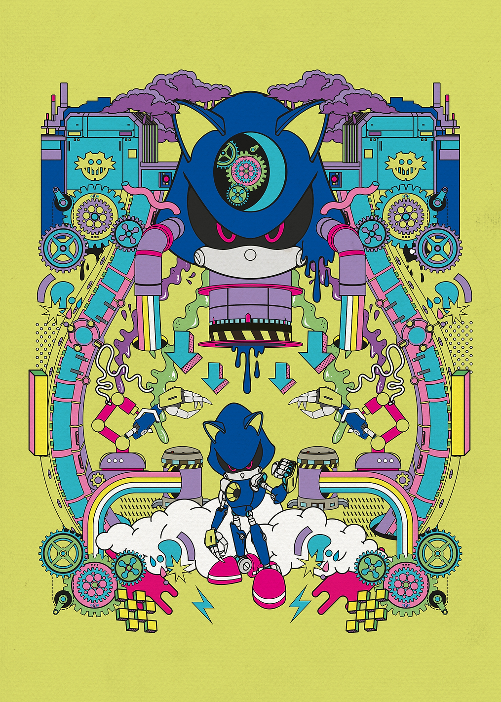 Metal Sonic: постер из коллекции Sonic the Hedgehog
