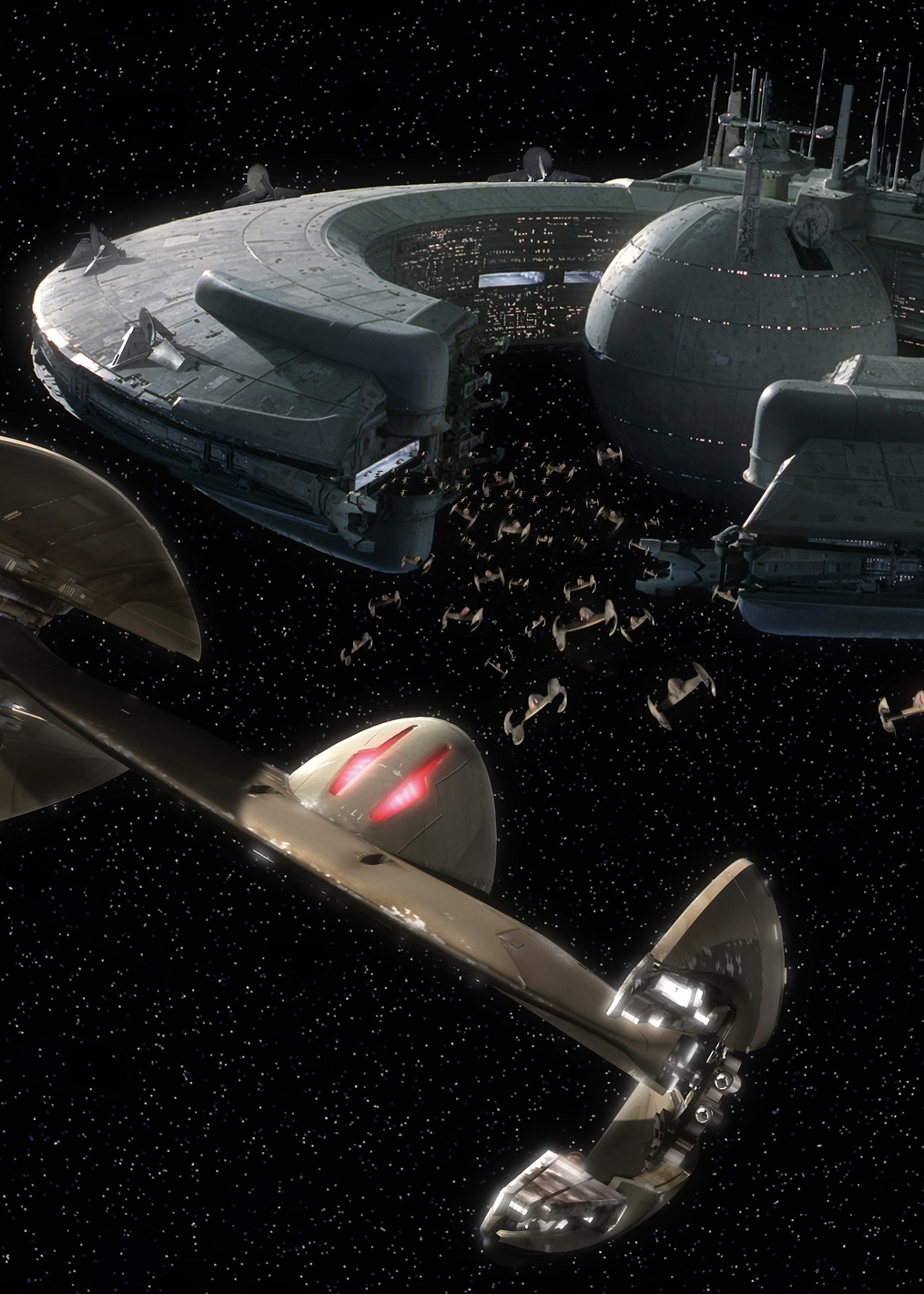 Trade Fed. Battleship: постер из коллекции Star Wars