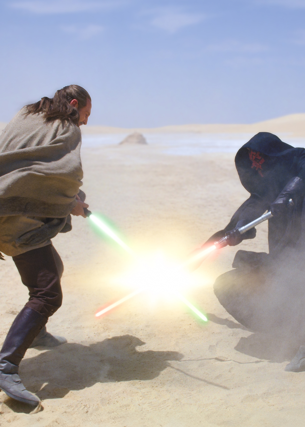 Qui-Gon vs Maul: постер из коллекции Star Wars