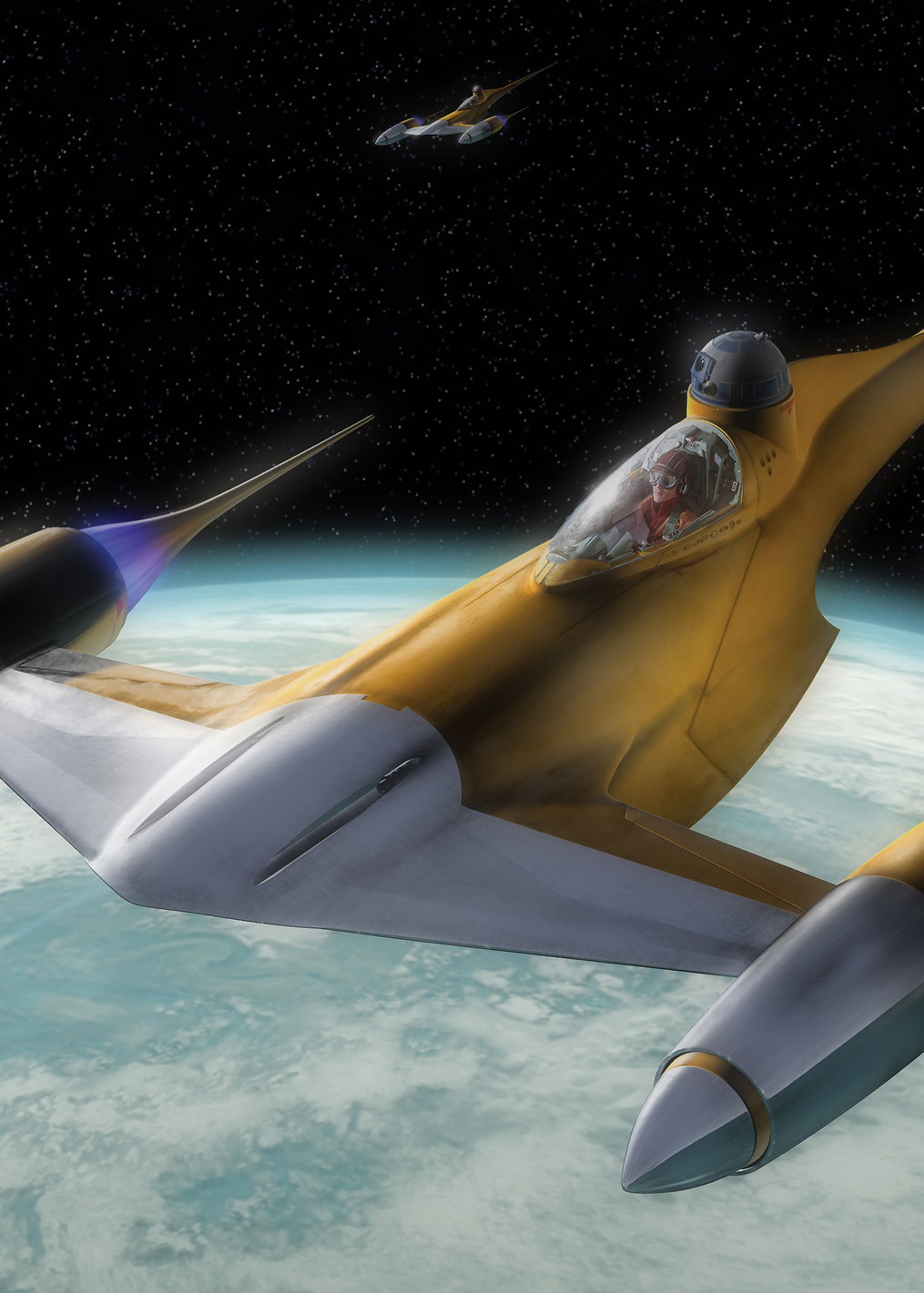 Naboo N-1 Starfighter: постер из коллекции Star Wars