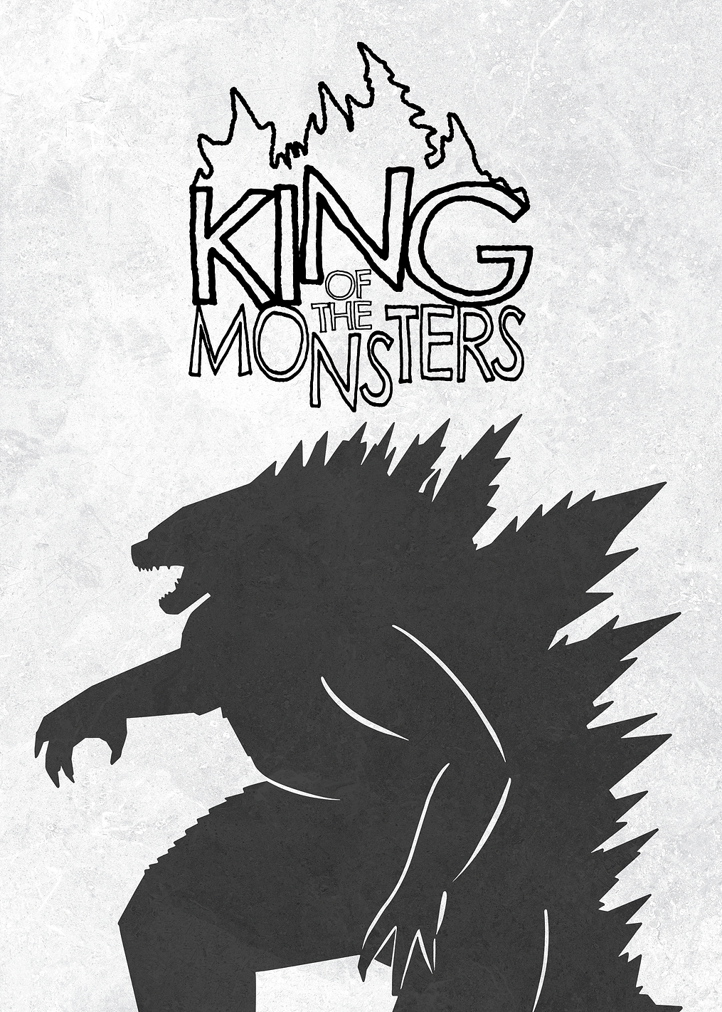 King Monsters B&W / PLATINA