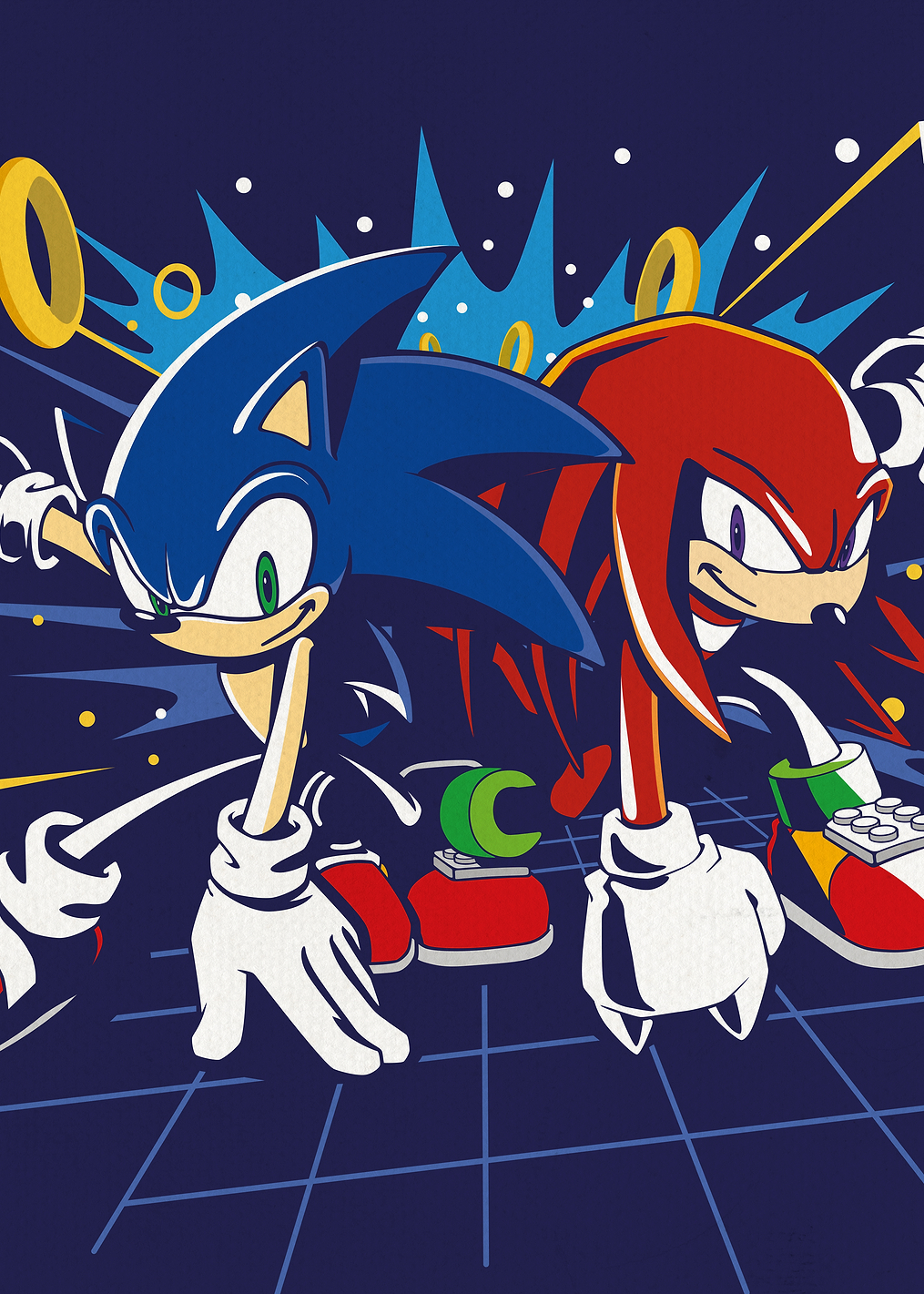 Sonic & Knuckles: постер из коллекции Sonic the Hedgehog