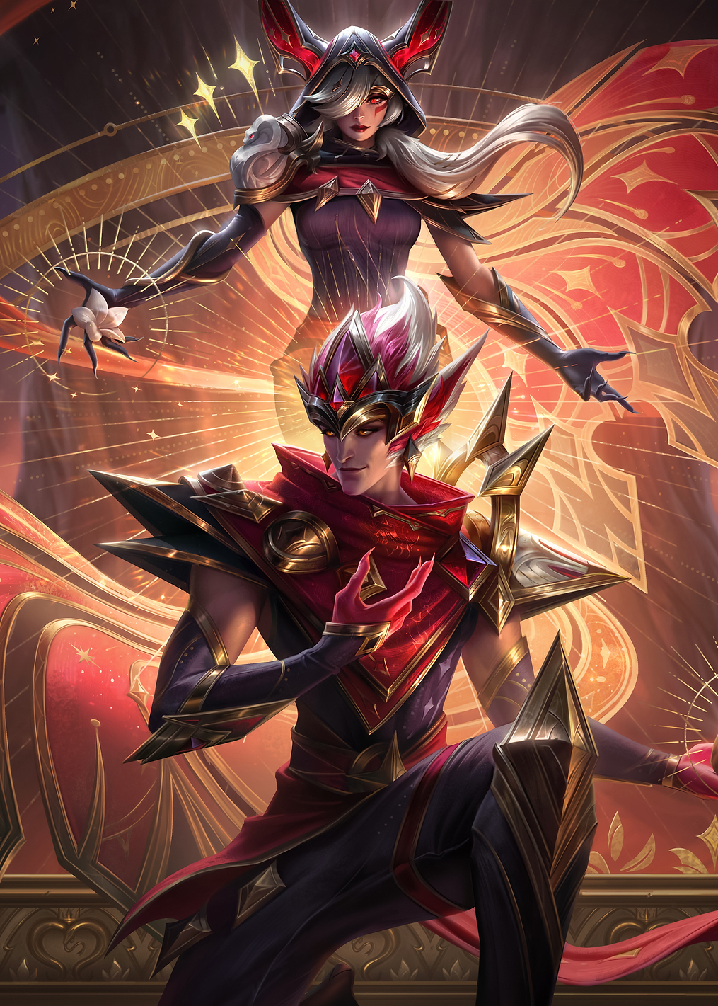 Arcana Xayah and Rakan: постер из коллекции League of Legends