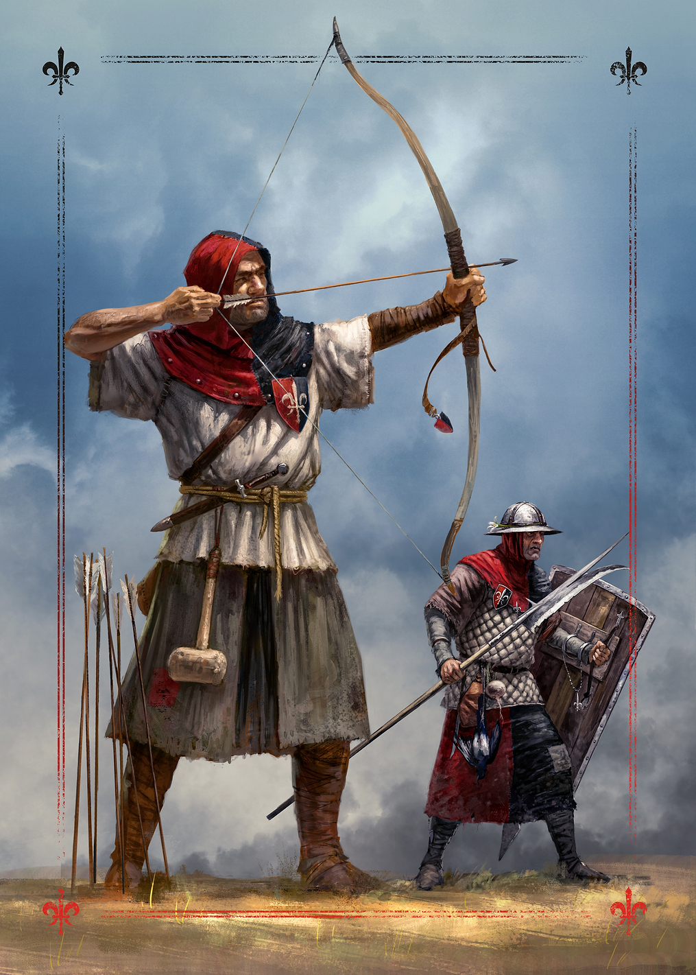 Bretonnia Peasant Bowman: постер из коллекции Warhammer