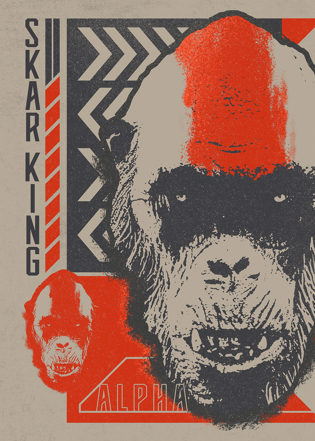 Skar King Alpha: постер из коллекции Godzilla x Kong. The New Empire